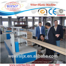 double output wood polymer composite wpc terrace board production line